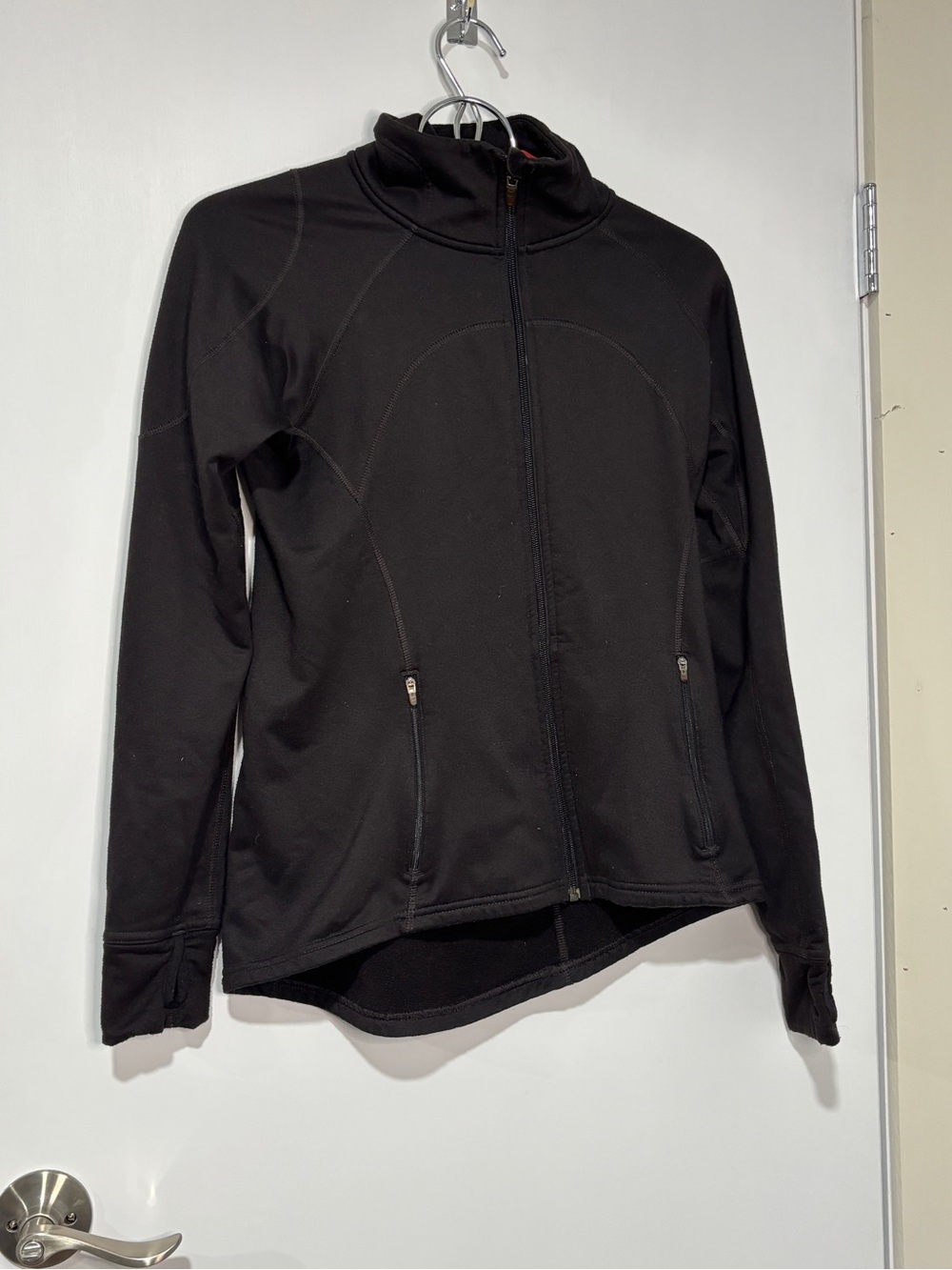 Avia Black Full-Zip Utility Jacket